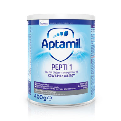 Aptamil Pepti 1 baby milk formula for the dietary management of cow’s milk allergy