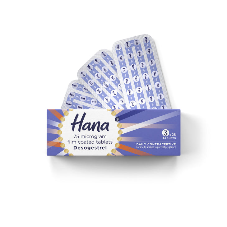 Hana 75µg desogestrel tablets